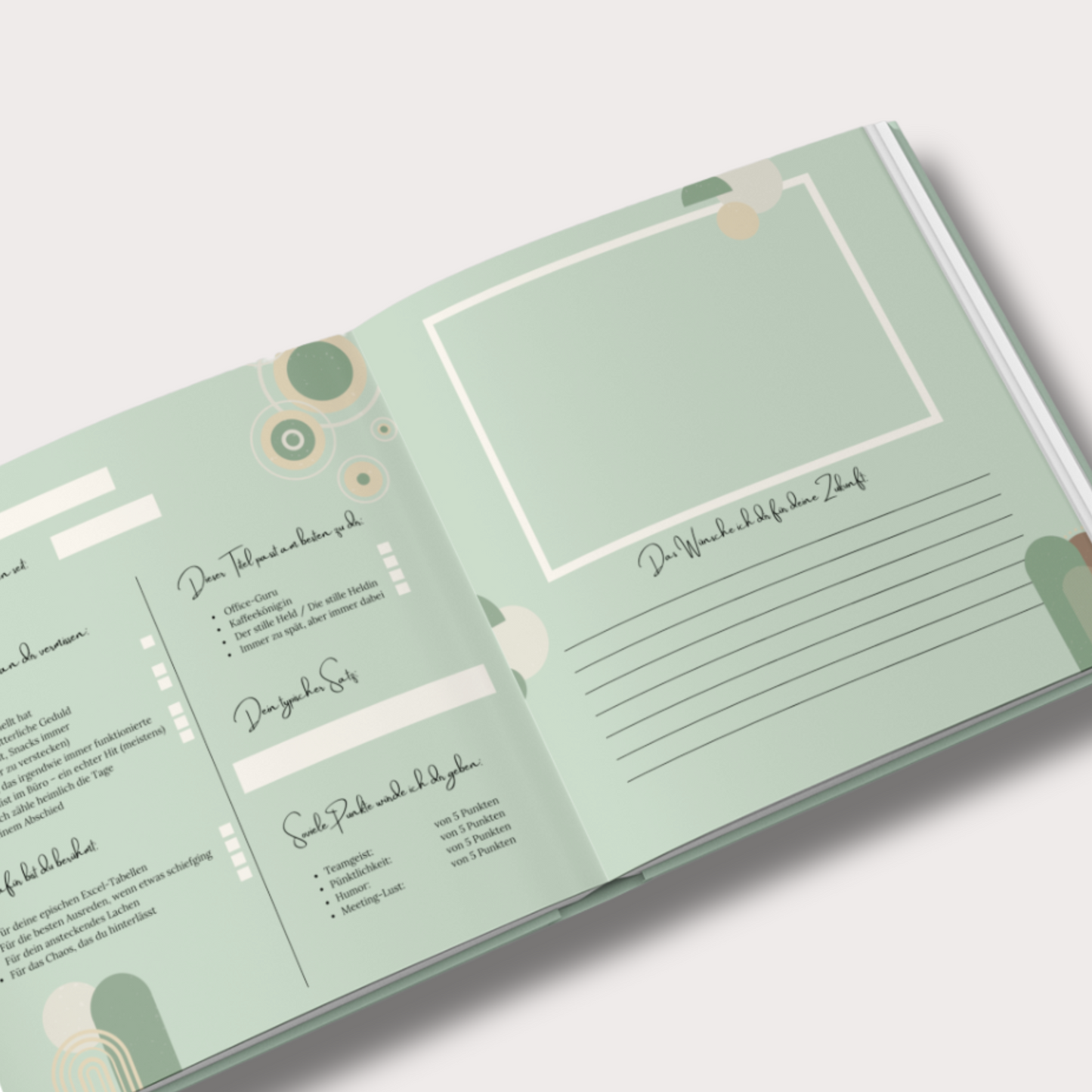 Abschiedsbuch für Kollegen "Enya"