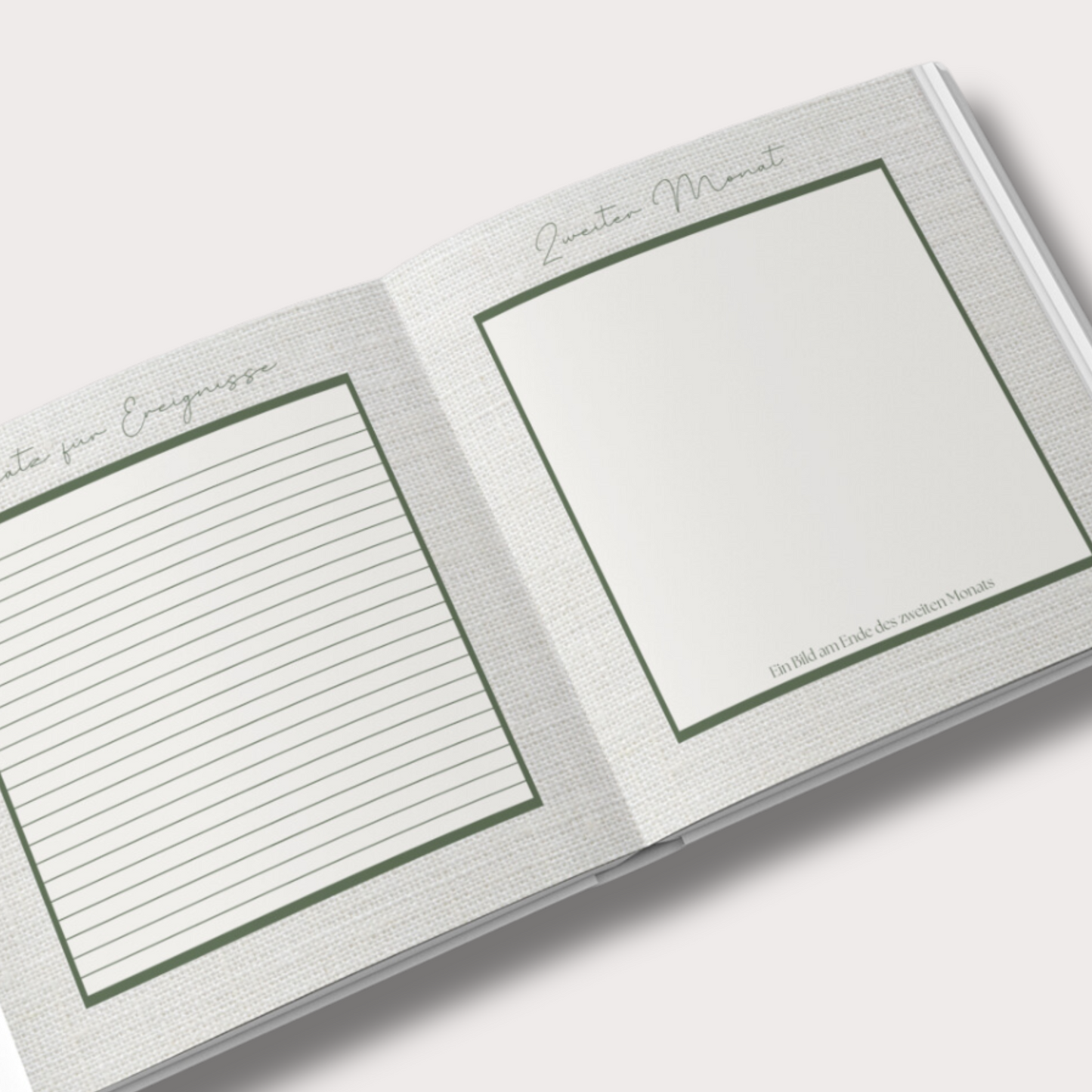 Mein erstes Jahr: Baby Erinnerungsbuch personalisierbar "Liv"