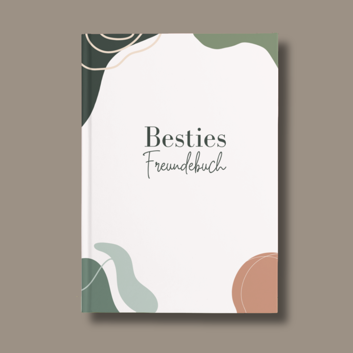 Freundebuch „Besties“ für Teenager mit modern gestaltetem Cover