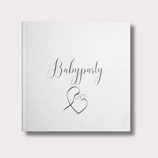 Babyparty Buch: Minimalistisches Design