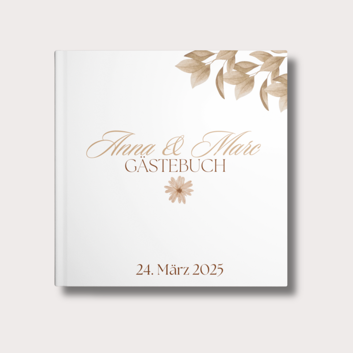 Personalisierbares Hochzeitsgästebuch