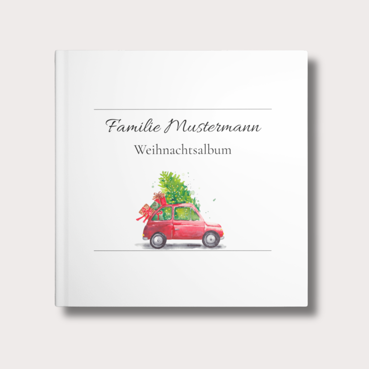 Weihnachtsalbum für die Familie personalisierbar "Noelle"