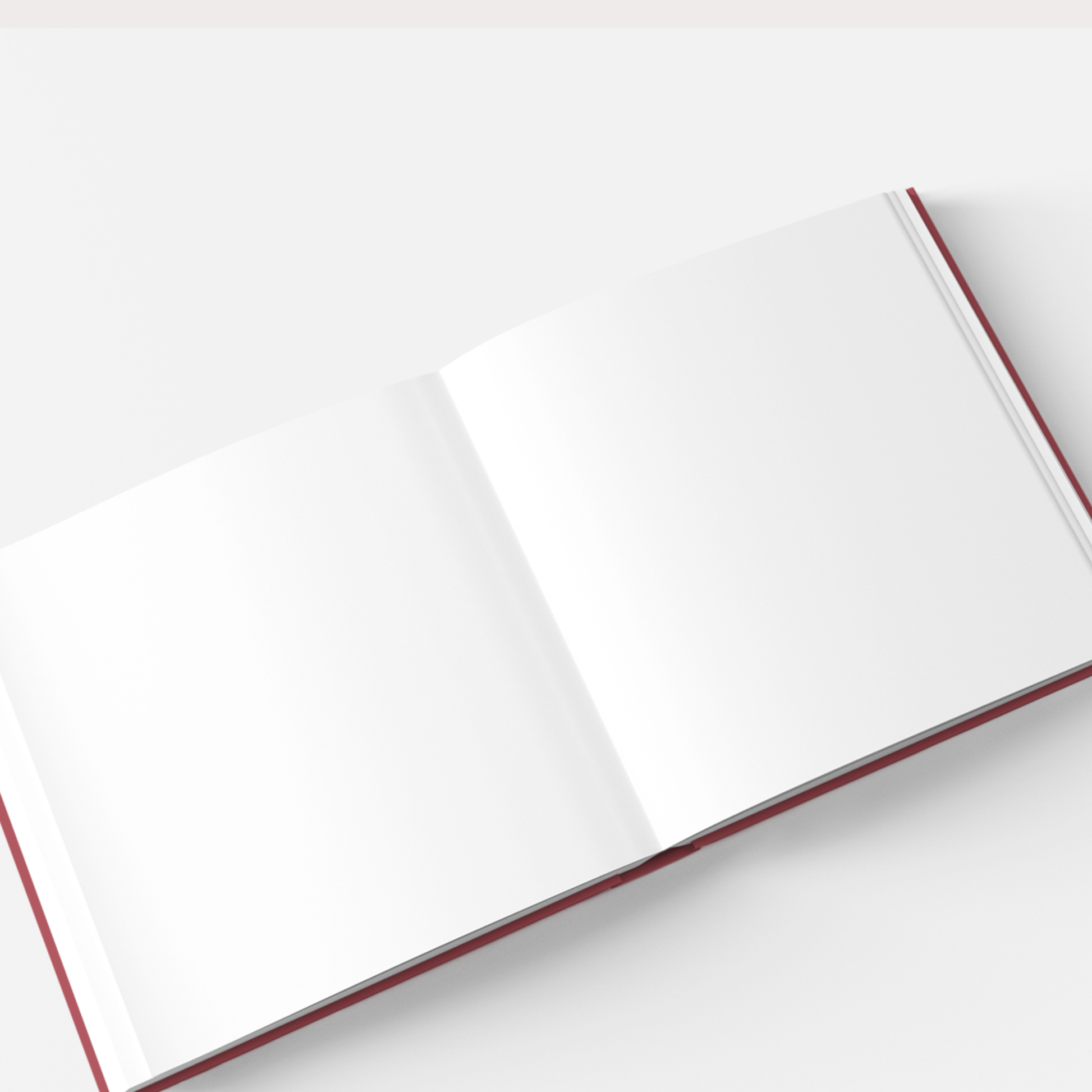 Innenansicht des Hochzeitsalbums Blanko mit hochwertigem Recyclingpapier, geeignet für Fotos, Gästebucheinträge und Erinnerungen.