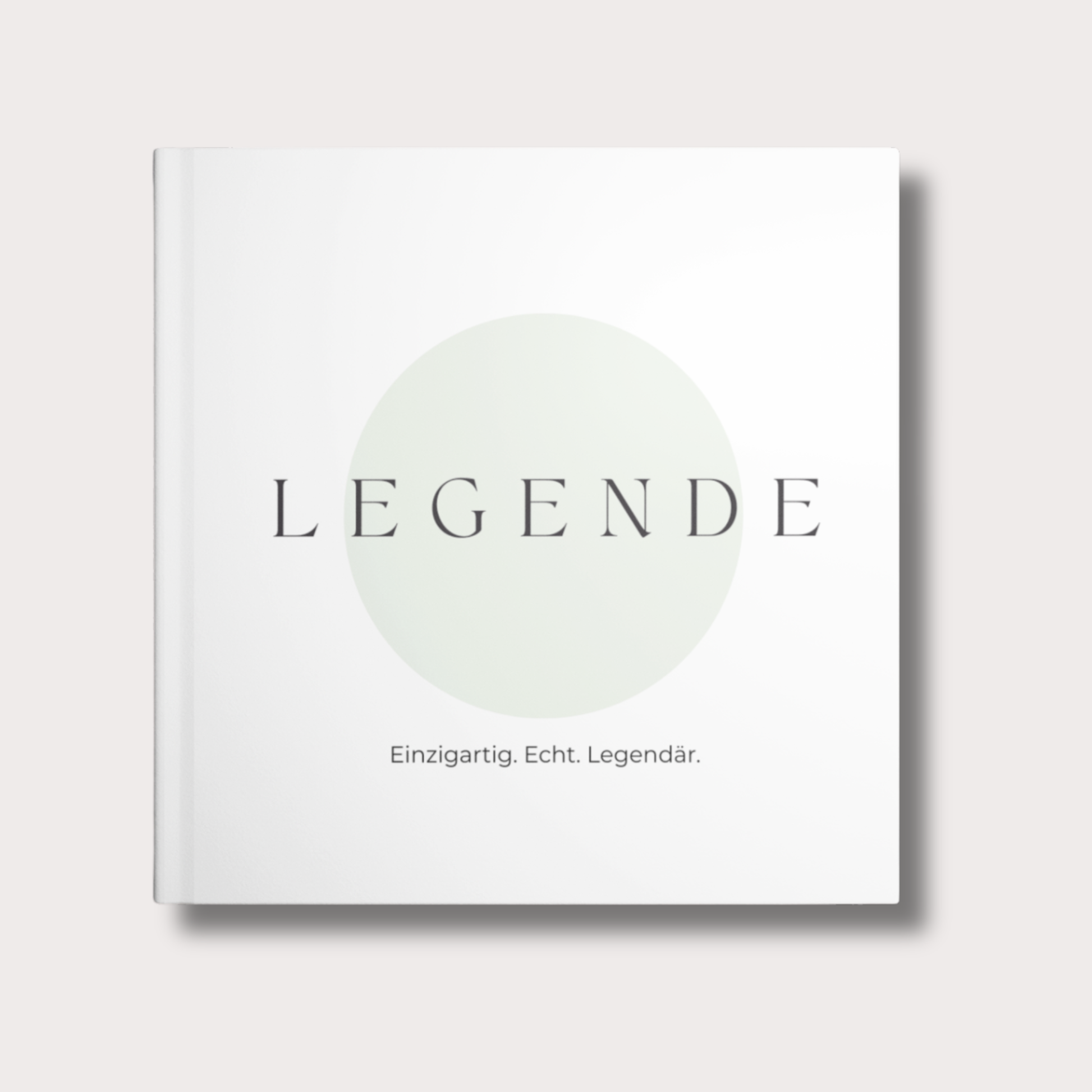 Abschiedsbuch Legende für Kollegen, Chef oder Freunde – Erinnerungsalbum für Ruhestand, Geburtstag oder Jubiläum – Hardcover 21x21 cm