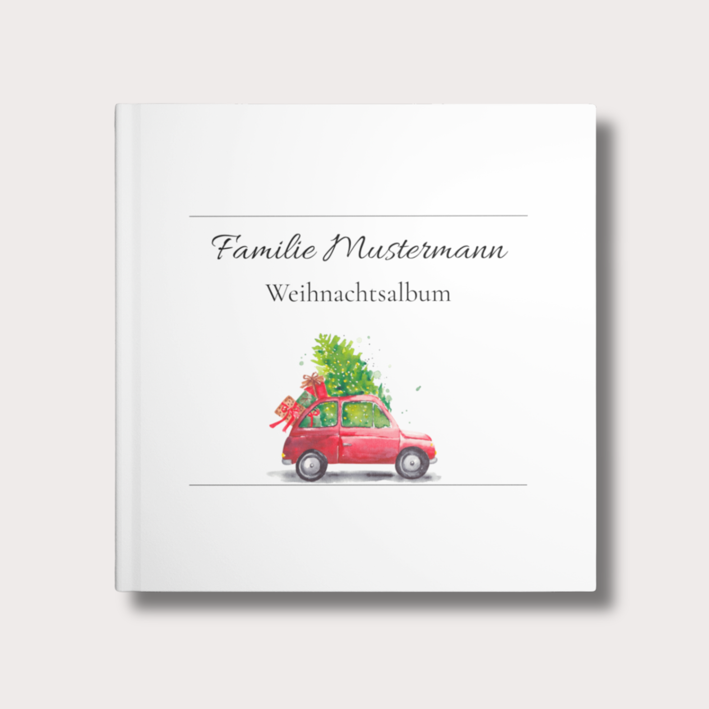 Weihnachtsalbum für die Familie personalisierbar "Noelle"