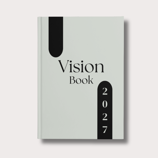 vision book cover mint mit schwarzer schrift