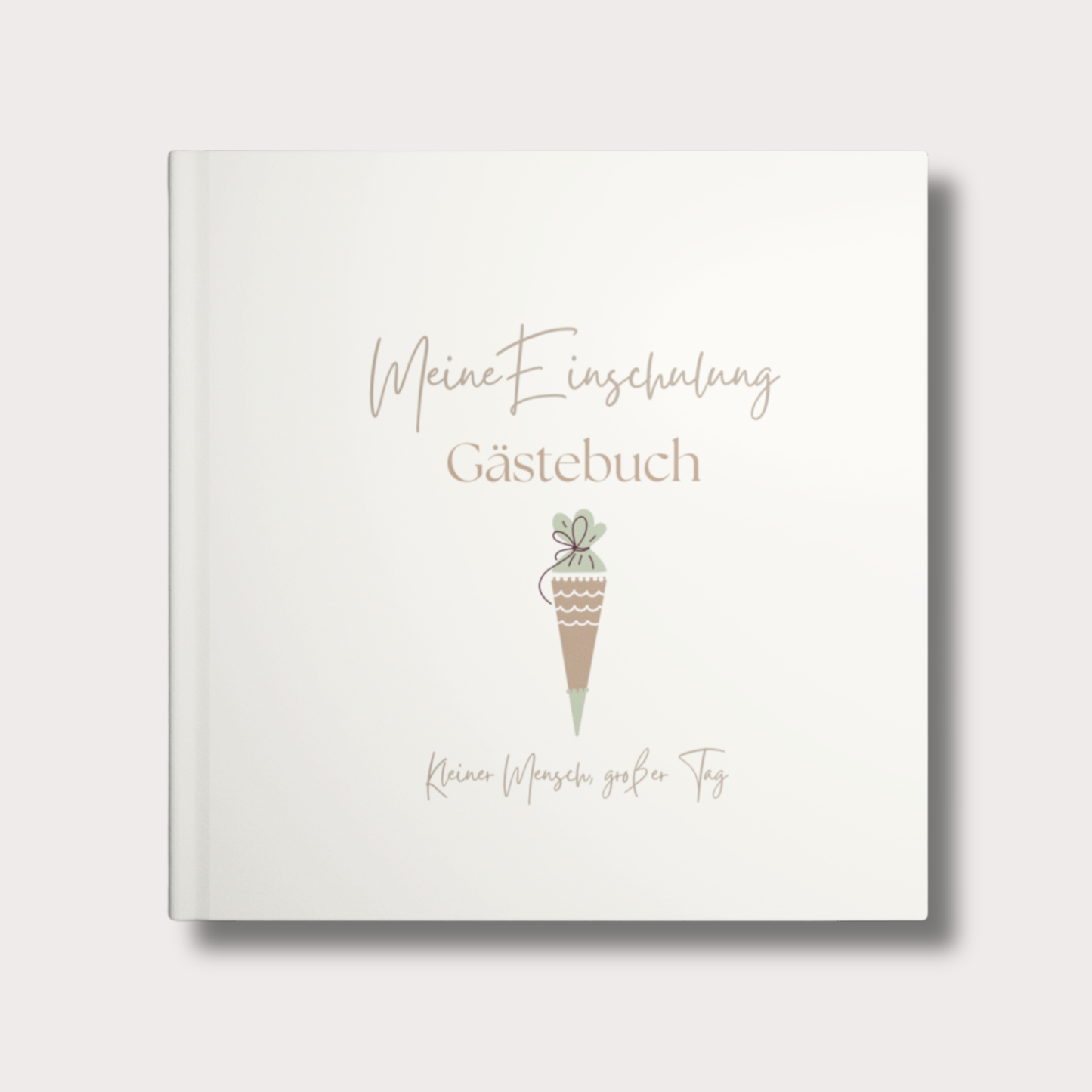 Einschulung Gästebuch Cover minimalistisch Schulanfang Erinnerungsbuch Kinder