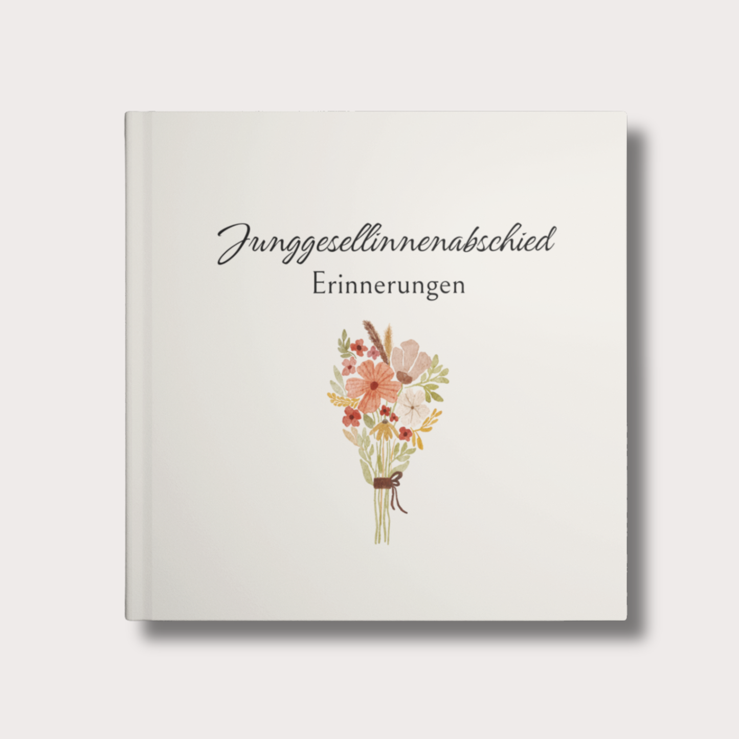 JGA Gästebuch Blanko personalisierbar "Flowers"