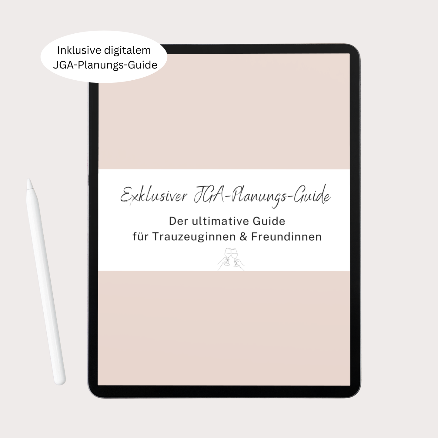 Bild des digitalen JGA-Planungs-Guides als Bonus zum LaLeeL JGA-Gästebuch