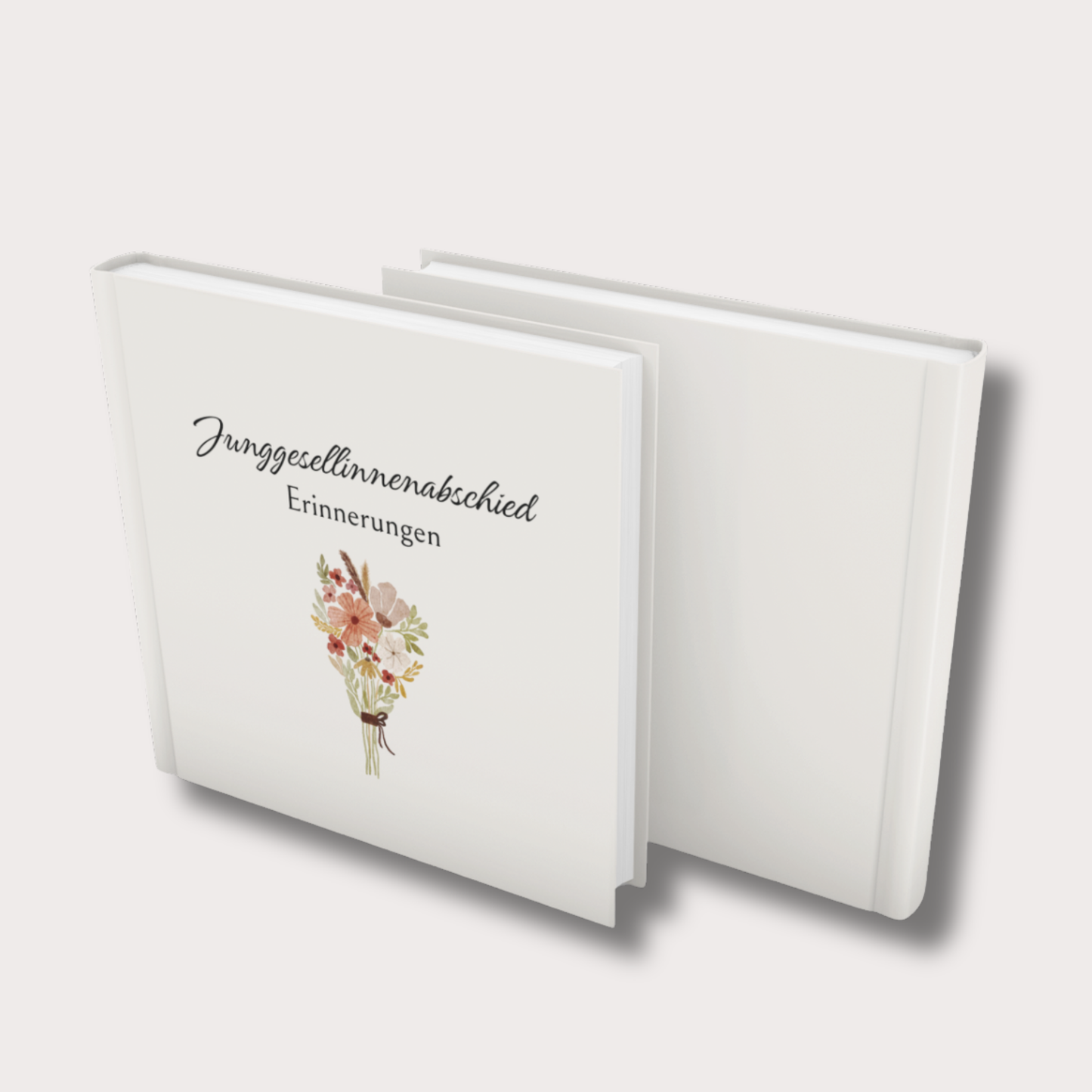 JGA Gästebuch Blanko personalisierbar "Flowers"