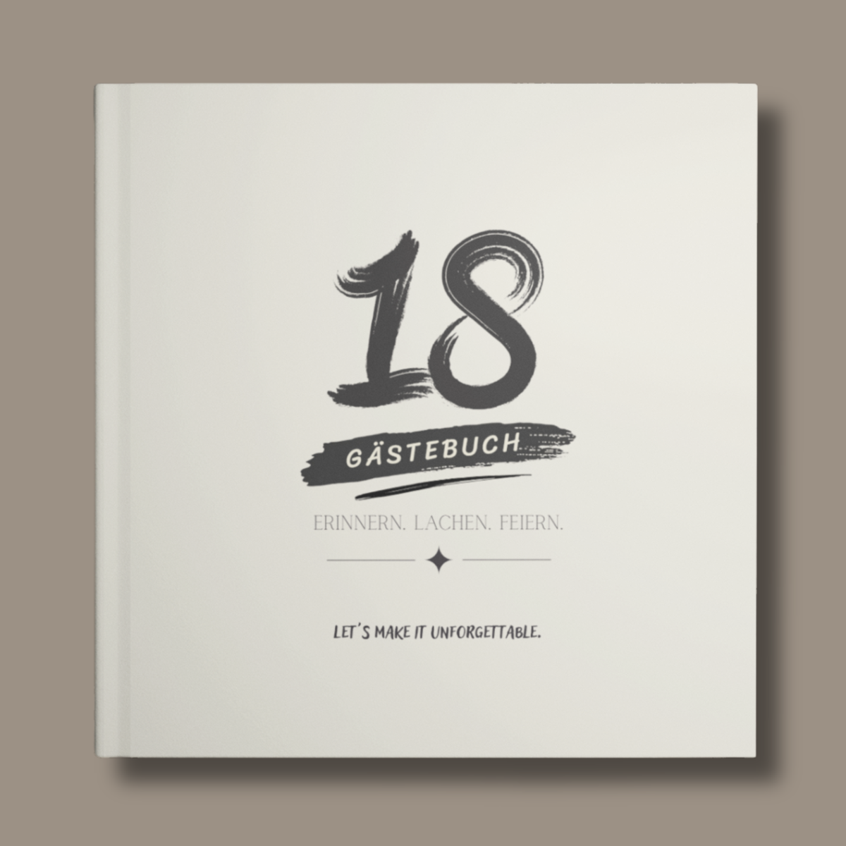 Nyra Gästebuch zum 18. Geburtstag mit Hardcover ohne Personalisierung